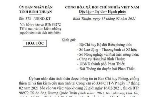 Thuê tàu ra biển câu cá, 3 người chết, 2 người mất tích