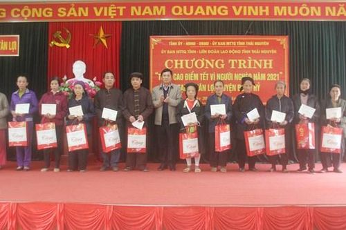 Thái Nguyên: Hơn 30,5 tỷ đồng trong 'Tuần cao điểm Tết vì người nghèo năm 2021'