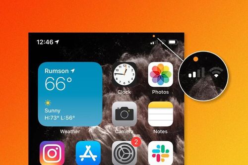 Vì sao iPhone thỉnh thoảng xuất hiện chấm tròn màu cam và màu xanh?