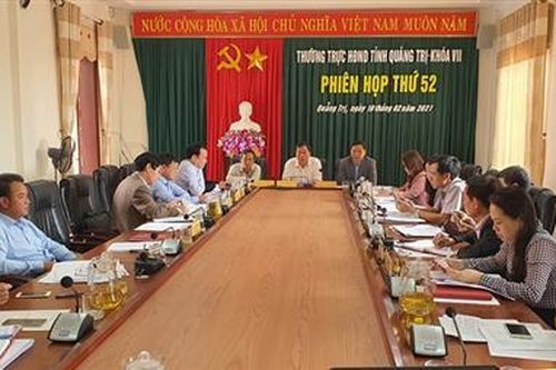 Thường trực HĐND tỉnh Quảng Trị tổ chức phiên họp thứ 52