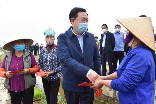 Lãnh đạo thành phố Hà Nội xuống đồng động viên nông dân sản xuất vụ xuân