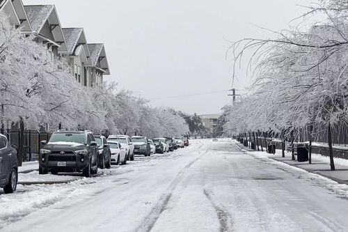 Vạn vật bị đóng băng ở Texas trong đợt rét kỷ lục