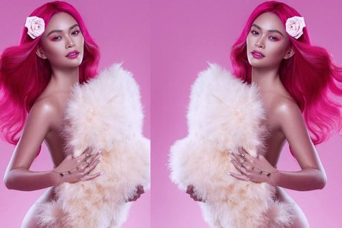 Đầu năm mới, Á hậu Mâu Thủy 'đốt mắt' fans với bộ ảnh nude táo bạo và nóng bỏng