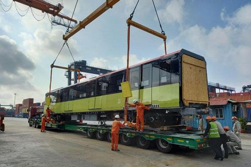 Tháng 7, hoàn thành vận chuyển 10 đoàn tàu metro Nhổn - Ga Hà Nội