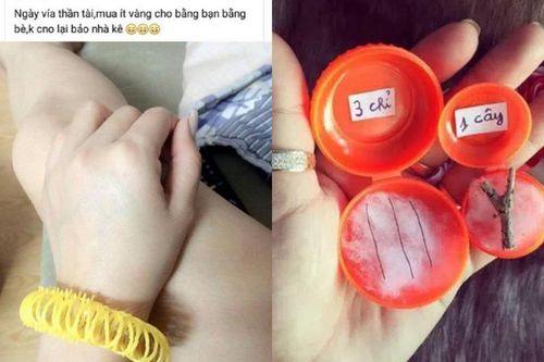 Chết cười với những 'chỉ vàng' ngày vía thần tài trên mạng xã hội