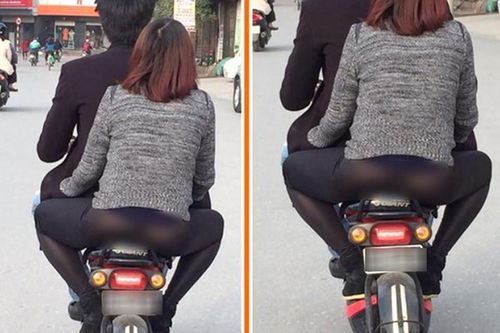 Ăn mặc hớ hênh, gái trẻ phối quần kém sang gây 'nhức mắt'