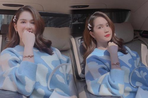 Ngọc Trinh xuống phố cuối tuần với áo sweater điệu đà, fan tấm tắc không cần hở vẫn đẹp mĩ mãn