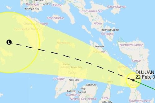 Bão Dujuan suy yếu
