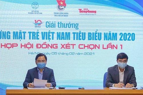 Công bố 20 cá nhân vào vòng trực tuyến Giải thưởng Gương mặt trẻ Việt Nam tiêu biểu 2020