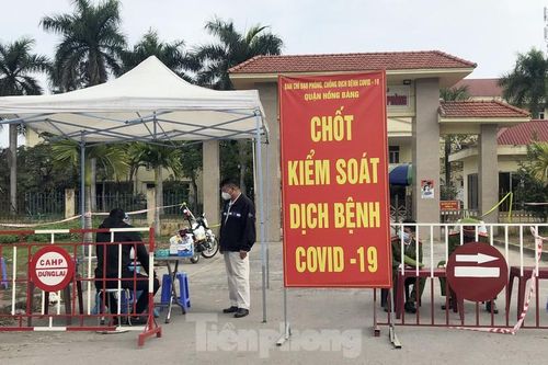 Phong tỏa nơi ở của 3 ca dương tính SARS-CoV-2 ở Hải Phòng
