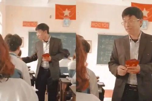 Tâm lý như giáo viên 'trường người ta': Tự tay chuẩn bị bao lì xì rồi phát cho cả lớp ngày đi học đầu năm