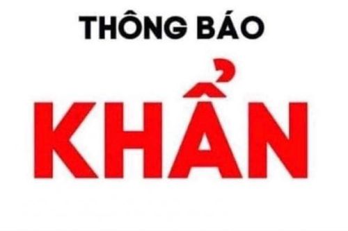 Thông báo khẩn liên quan ca COVID-19 mới là công nhân công ty POYUN