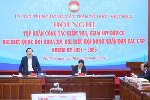 Hội nghị hiệp thương lần thứ nhất thống nhất phân bổ giới thiệu ứng cử ĐBQH 1.076 người