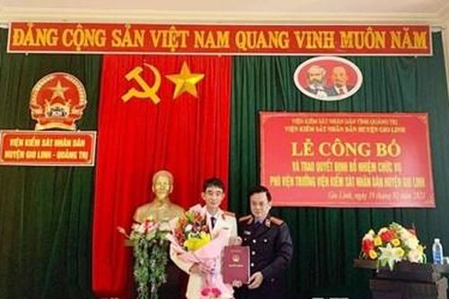 Trao quyết định bổ nhiệm Phó Viện trưởng VKSND huyện Gio Linh