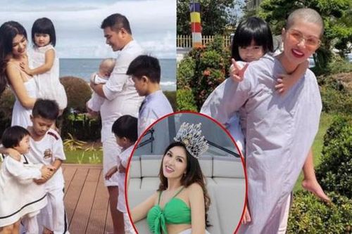 Hoa hậu Oanh Yến cạo trọc đầu, đây là phản ứng của các con