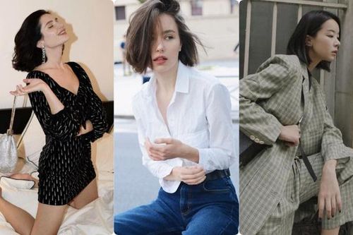 Nàng tóc ngắn nổi bật trong những trang phục tối giản