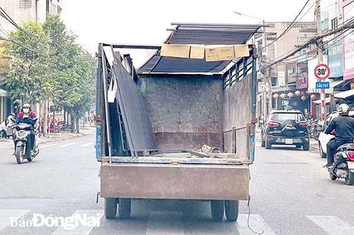 Mất an toàn do không ràng buộc hàng khi chở