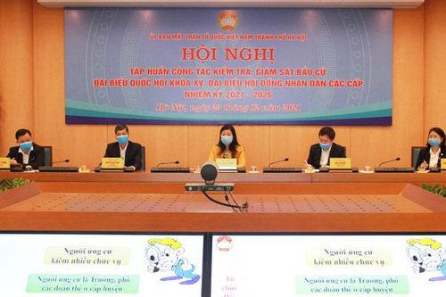 Hơn 7.000 cán bộ Mặt trận được tập huấn công tác kiểm tra, giám sát bầu cử