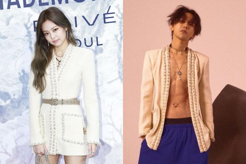 G-Dragon và Jennie nhiều lần diện đồ hiệu giống nhau