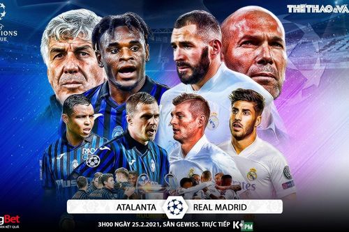 Soi kèo nhà cái Atalanta vs Real Madrid. Lượt đi vòng 1/8 Cúp C1 châu Âu