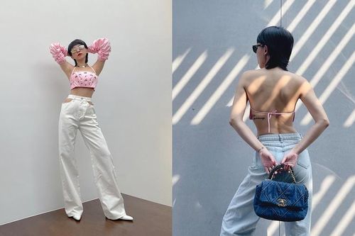 Tóc Tiên khiến fan 'nhức mắt' với thời trang hở bạo đầu năm