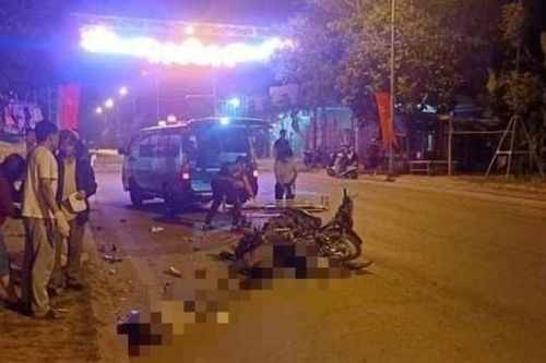 Hòa Bình: Xe máy đấu đầu, 2 người tử vong tại chỗ