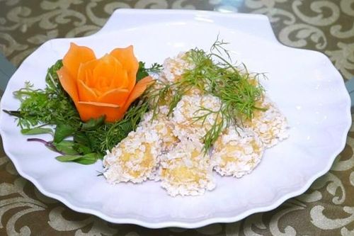 Tôm viên tuyết hoa: Món ăn chiều lòng mọi thực khách