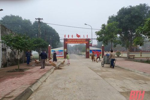 Đảng bộ xã Quảng Bình tập trung lãnh đạo xây dựng nông thôn mới kiểu mẫu