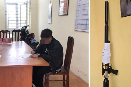 Hà Nội: Phạt 3 triệu đồng đối với nam thanh niên khoe súng hơi trên Facebook