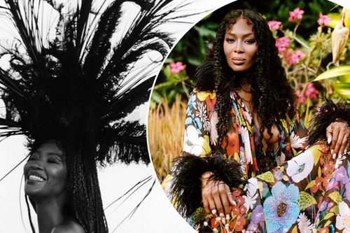 Thần thái rực rỡ của siêu mẫu huyền thoại Naomi Campbell ở tuổi 50