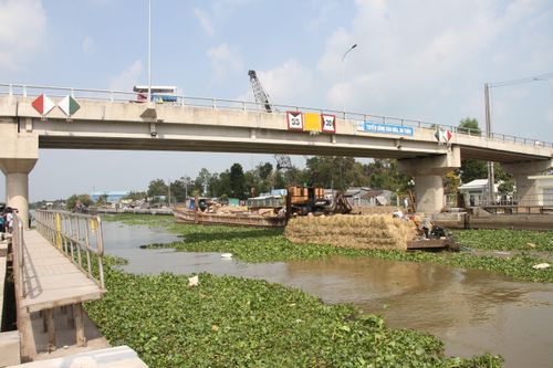 Cao điểm xâm nhập mặn ở Đồng bằng sông Cửu Long từ ngày 25-28/2