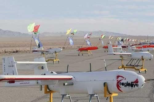 Choáng với đội hình máy bay không người lái khủng của Iran