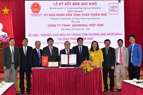 AEONMALL Việt Nam nghiên cứu đầu tư trung tâm thương mại 150 triệu USD tại Huế