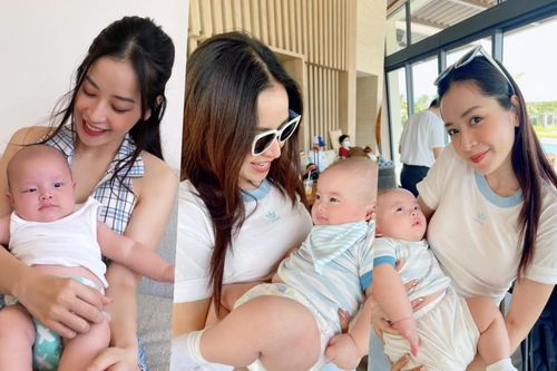 Cả mùa Tết chỉ đi bế em bé của Chi Pu: Từ con của Hà Hồ tới cặp song sinh nhà Dương Khắc Linh