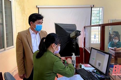 Thanh Hóa khẩn trương thu nhận hồ sơ cấp căn cước công dân gắn chíp điện tử