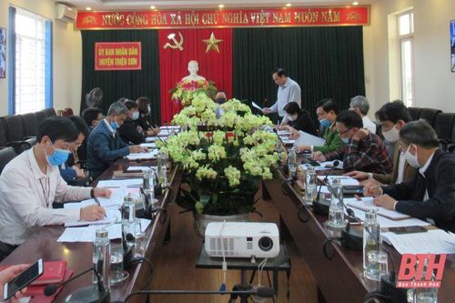 Huyện Triệu Sơn đôn đốc thực hiện kế hoạch năm 2021
