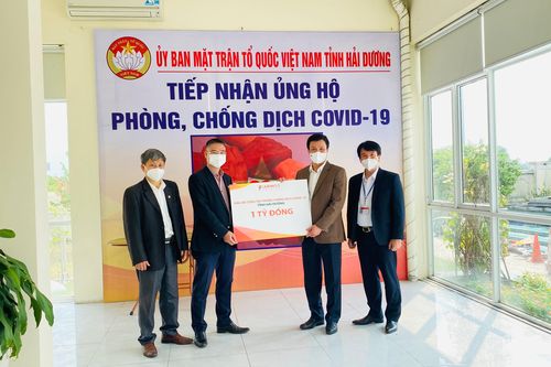 Flamingo Group ủng hộ Hải Dương và Quảng Ninh chống dịch Covid-19