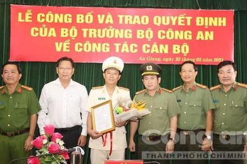 Công an An Giang có tân Phó giám đốc