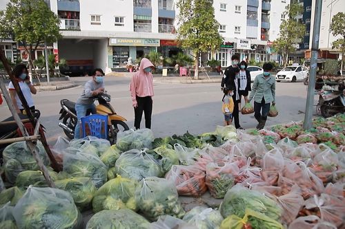 Quầy hàng 'lấy tùy ý, trả tùy tâm' giải cứu nông sản Hải Dương
