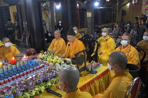 Chùa Phúc Khánh tổ chức cầu an trực tuyến Rằm tháng Giêng