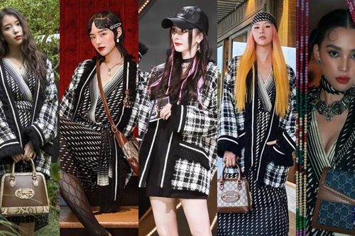 Tiểu Vy, Khánh Linh, Quỳnh Anh Shyn, IU, Dương Mịch cùng diện áo Gucci, ai kém nổi bật nhất?