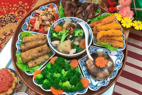 Mâm cúng rằm tháng Giêng của người Việt