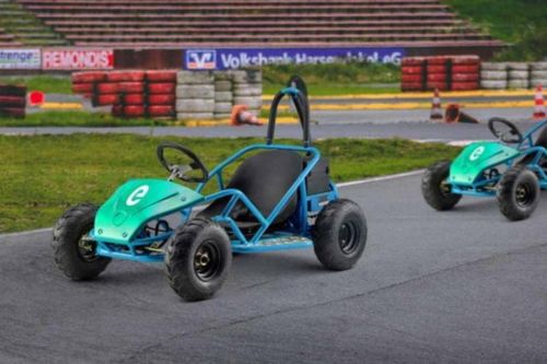 Chi tiết xe đua chạy điện go-kart giá chỉ 9 triệu đồng