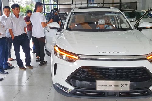 Ô tô Trung Quốc ồ ạt về Việt Nam tháng đầu năm 2021