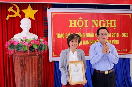 Công bố, trao giấy chứng nhận sản phẩm OCOP năm 2019 - 2020