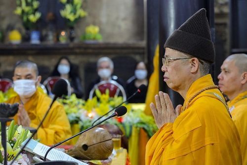 Chùa Phúc Khánh và nhiều chùa ở miền Bắc tổ chức lễ cầu an trực tuyến