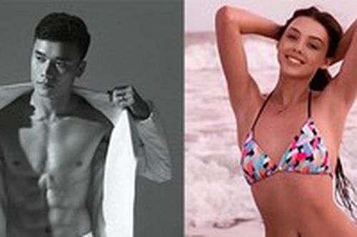 Bùi Tiến Dũng và bạn gái Tây khoe body