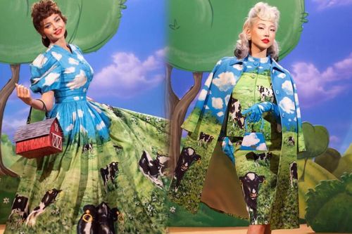 Thiên thần nội y Miranda Kerr 'xấu lạ' khi hóa thân thành cô nàng chăn bò trong show thời trang