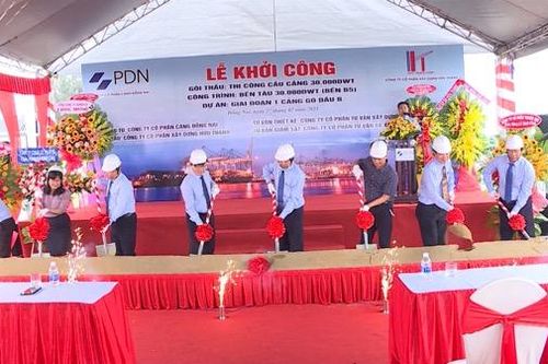 Khởi công xây dựng bến tàu 30.000DWT thứ 2 tại Cảng Gò Dầu