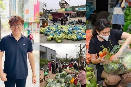 'Phiên chợ 0 đồng' và những chuyến xe giải cứu nông sản Hải Dương của nghệ sĩ Việt